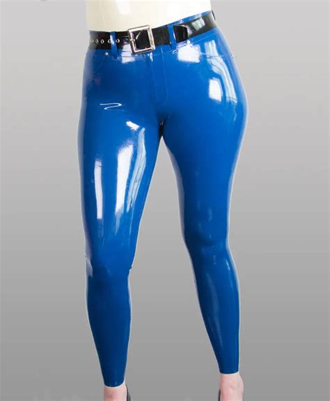 latex pants women's